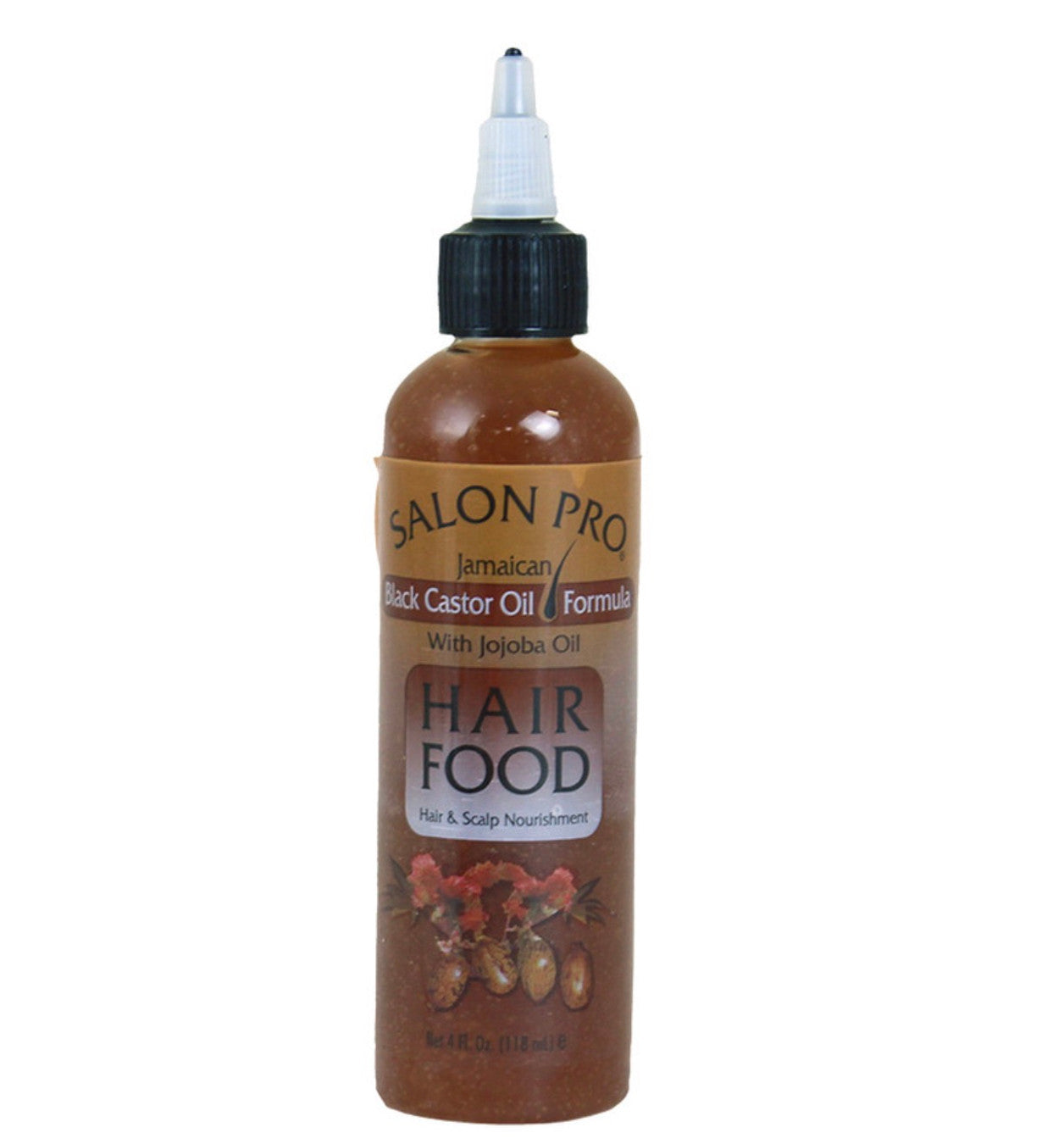 SALON PRO HAIR FOOD BLACK CASTOR OIL 4oz