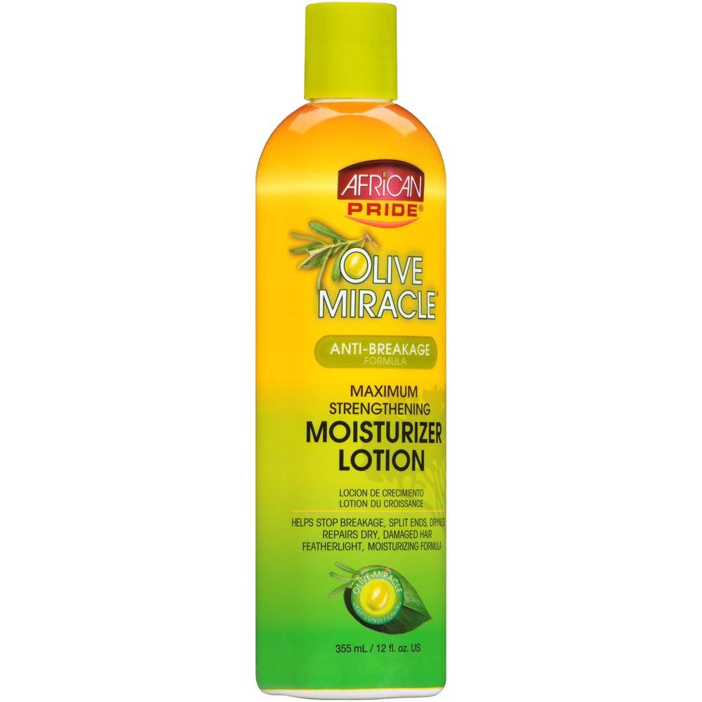 AFRICAN PRIDE OLIVE MIRACLE MOISTURIZER LOTION 12oz