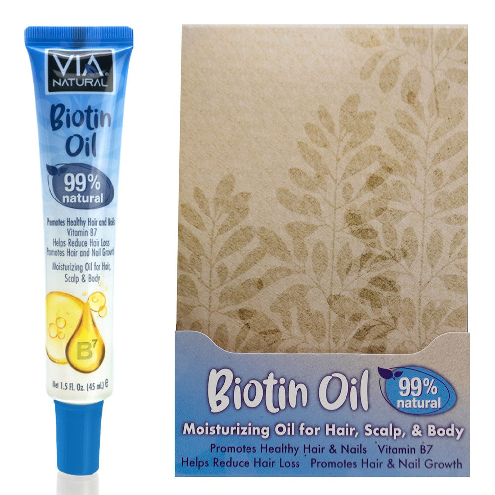 VIA OIL 1.5OZ TUBE BIOTIN