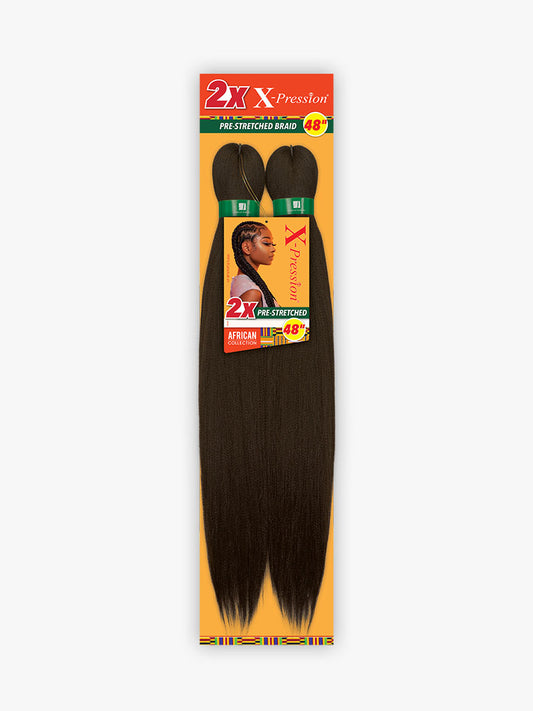 SENSATIONNEL 2X X-PRESSION PRE-STRETCHED BRAIDING HAIR 48"