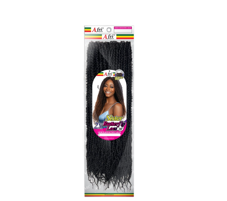 MANE CONCEPT 2X SISTER BUTTERFLY LOCS 20"