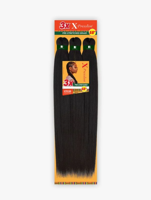 SENSATIONNEL 3X X-PRESSION PRE-STRETCHED BRAIDING HAIR 58"