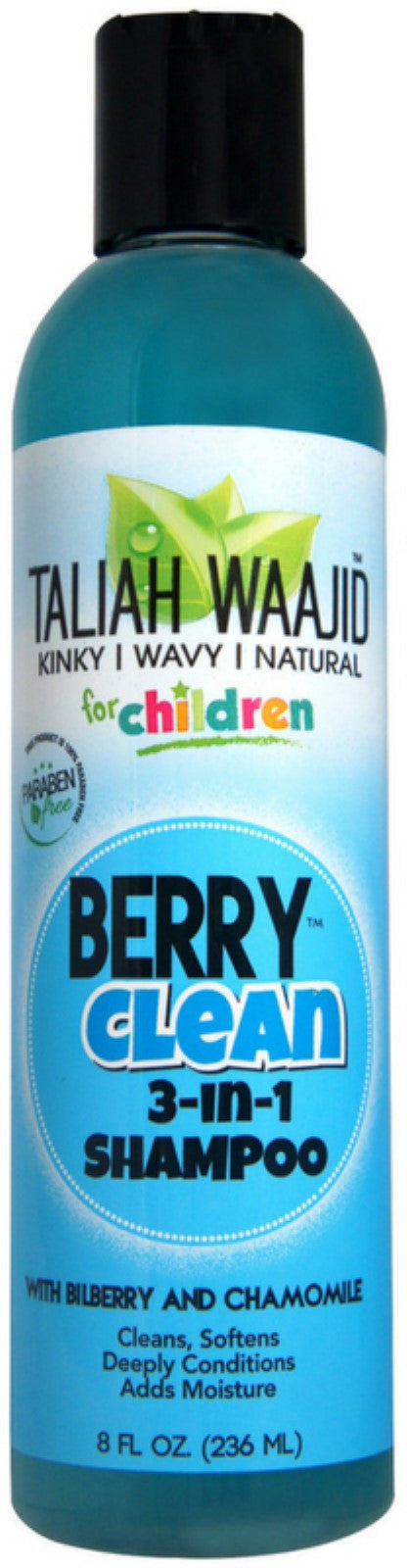 TALIAH WAAJID B/EARTH KID BERRY CLEAN 3-N-1 SHMP 8 OZ