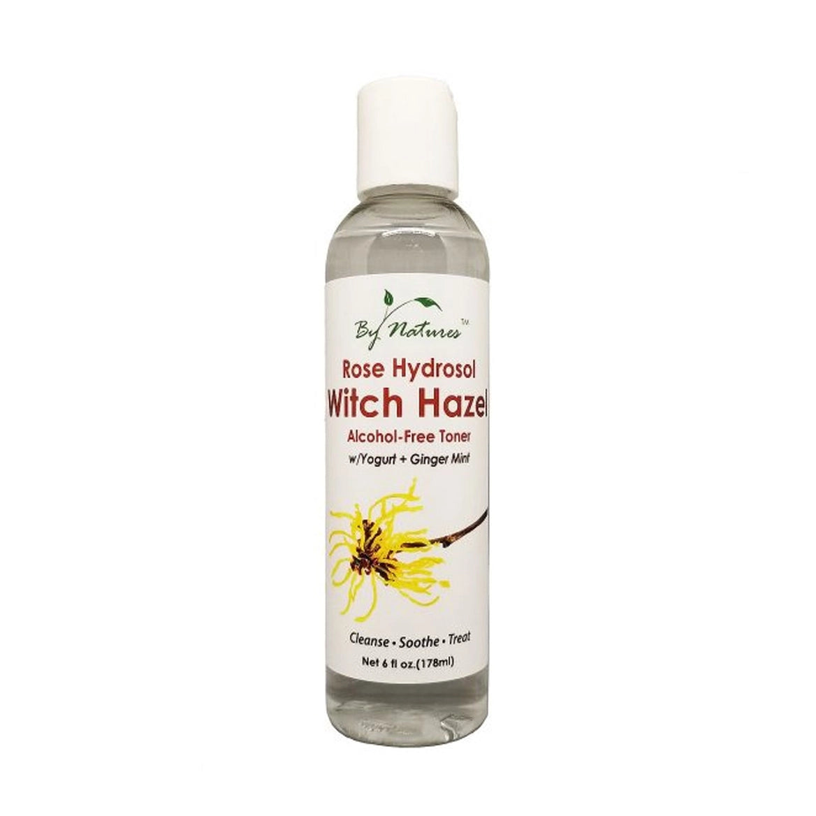 BY NATURES ROSE HYDROSOL WITCH HAZEL 6 FL OZ