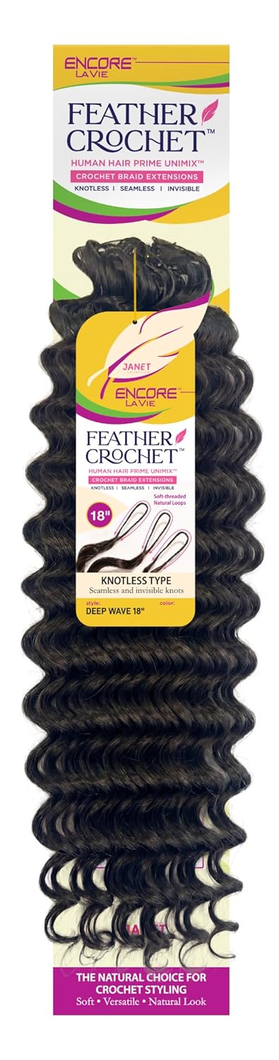 Janet Collection Feather Crochet Encore Lavie New deep 18"