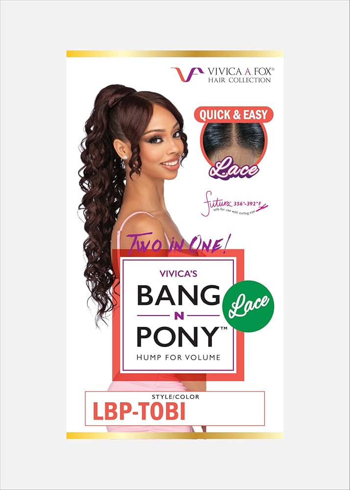 VIVICA A FOX DRAWSTRING LACEFRONT PONYTAIL LBP-TOBI