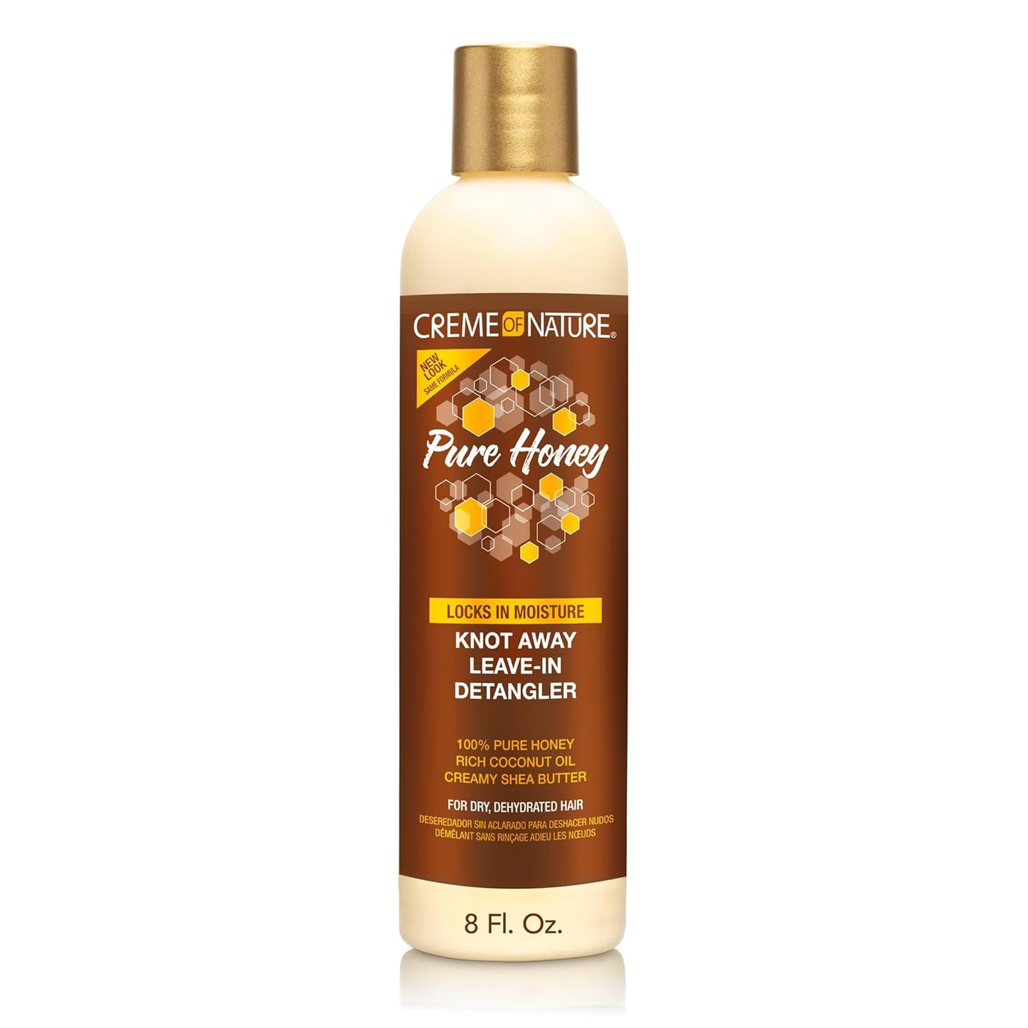 CREME OF NATURE PURE HONEY KNOT-AWAY DETANGLER 8OZ