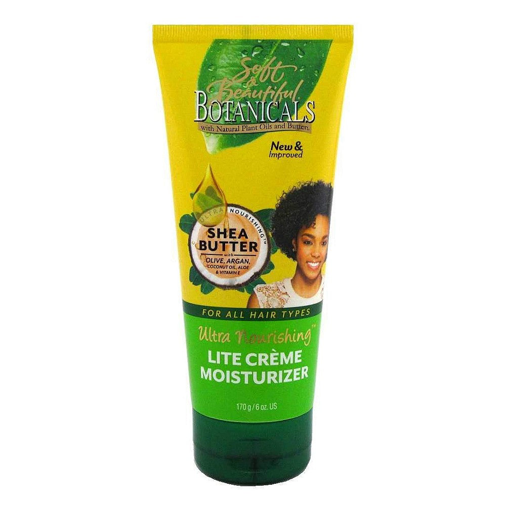 Soft & Beautiful Botanicals Ultra Nourishing Lite Creme Moisturizer, 6 Ounce