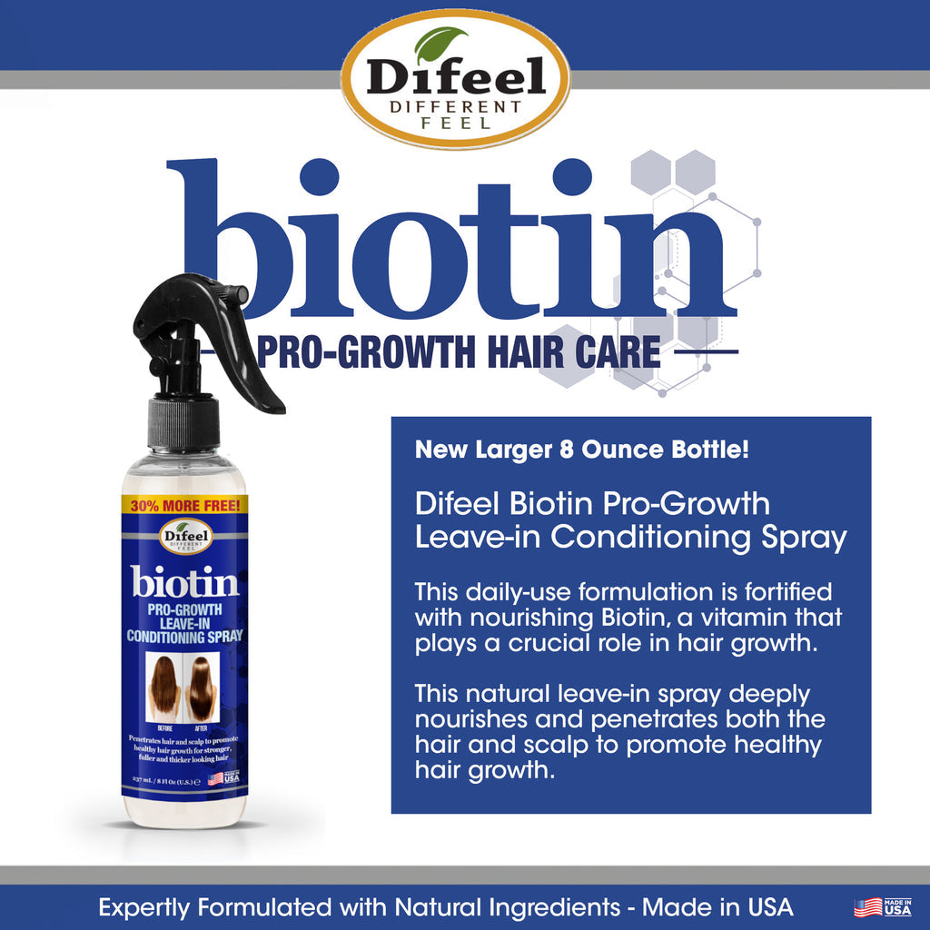 DIFEEL BIOTIN LEAVE-IN CONDITIONING SPRAY 6OZ
