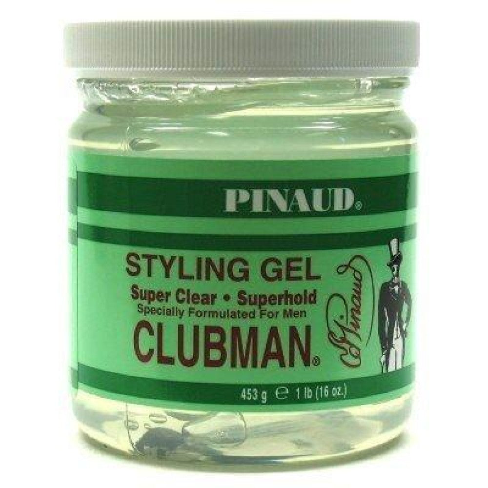 PINAUD CLUBMAN STYLING GEL SUPER CLEAR 16 OZ