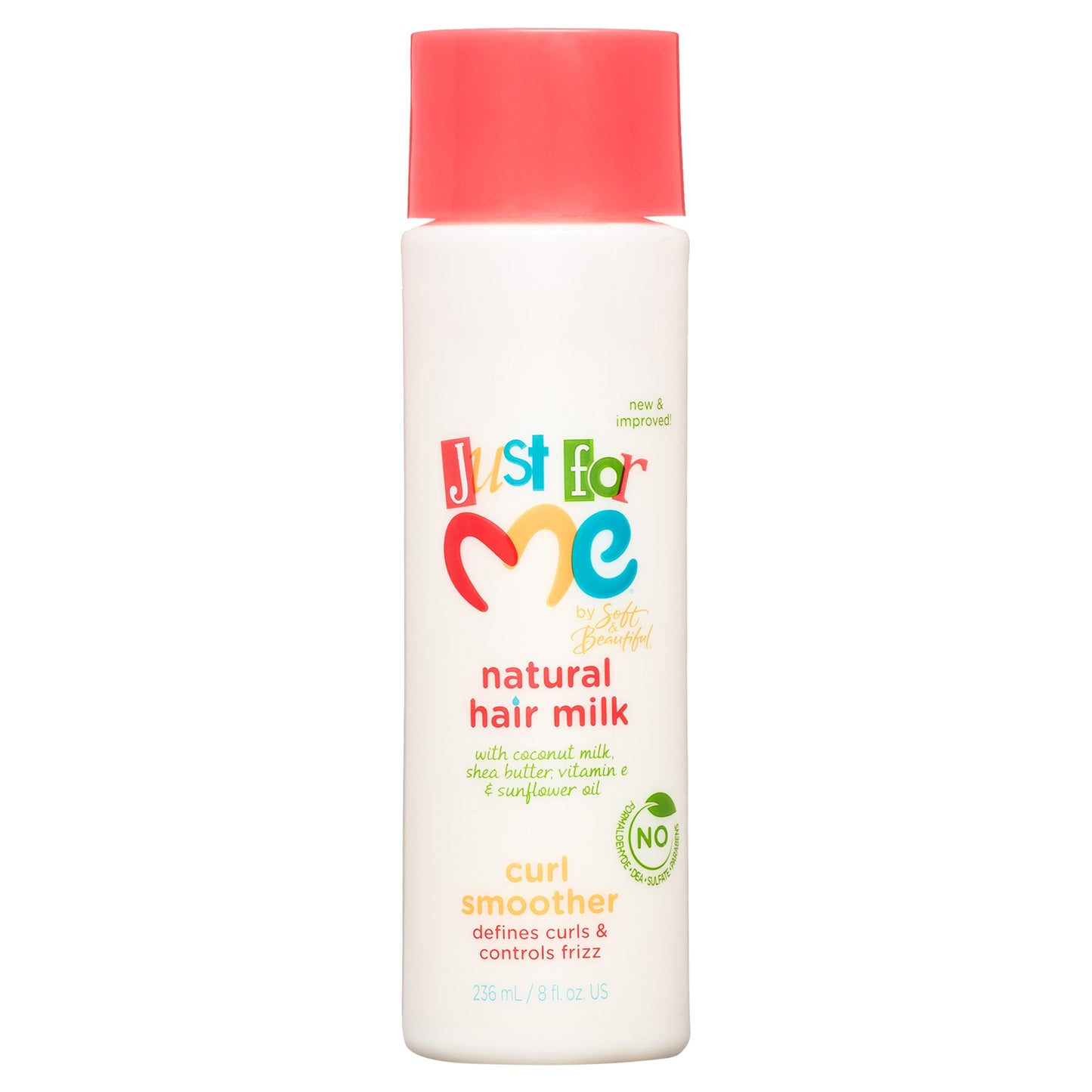 JUST FOR ME NATURAL HAIR MILK CURL SMOOTHER 8z