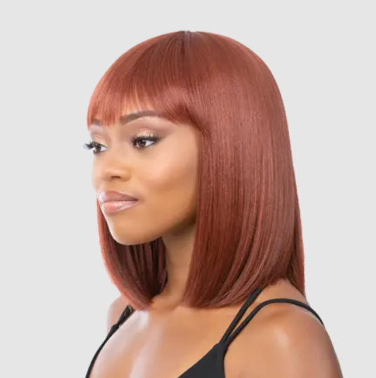 IT'S A WIG! BOB BAND WIG 12"