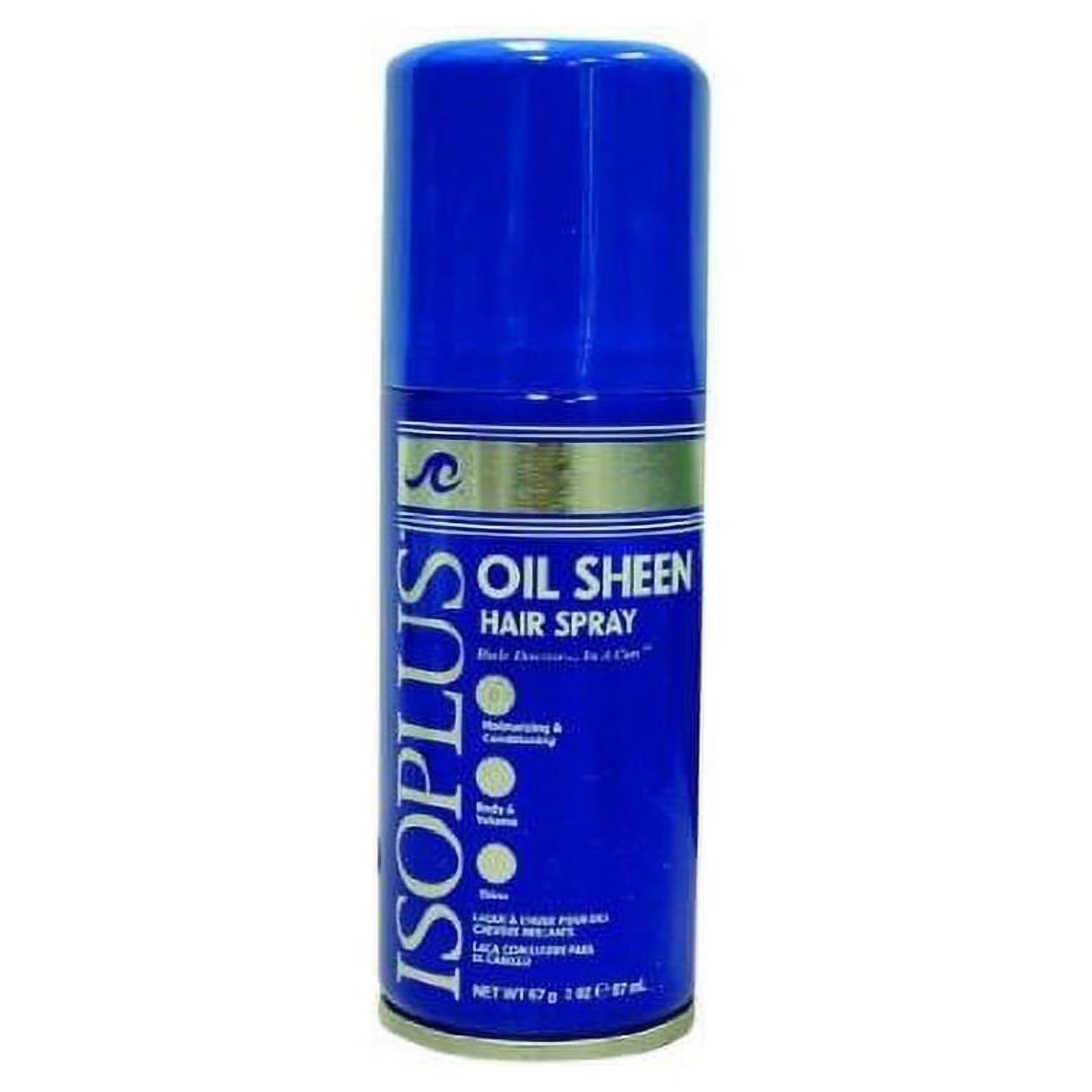 ISOPLUS OIL SHEEN HAIR SPRAY-TRIAL 2 OZ
