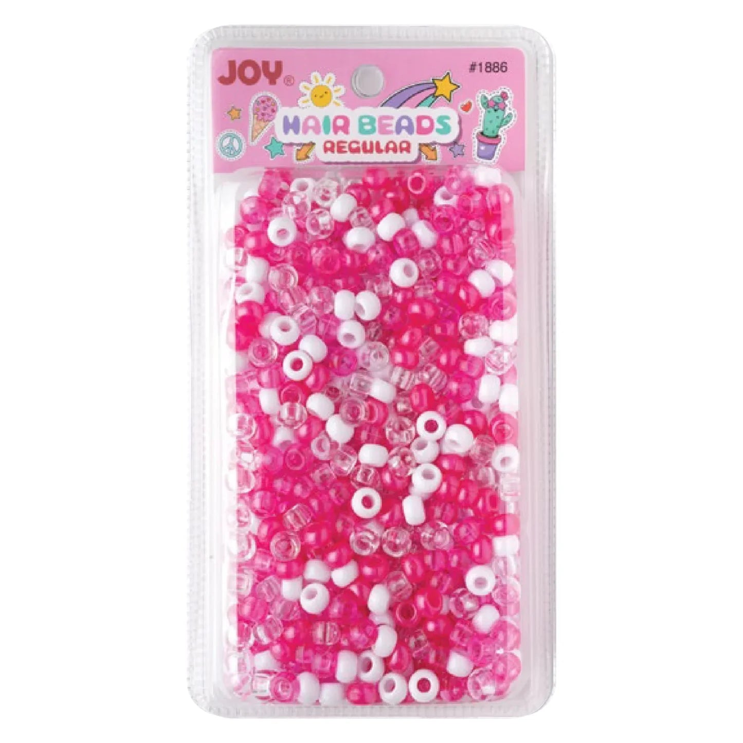 JOY ROUND BEADS REGULAR PINK