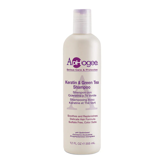 APHOGEE KERATIN AND GREEN TEA SHAMPOO 12OZ