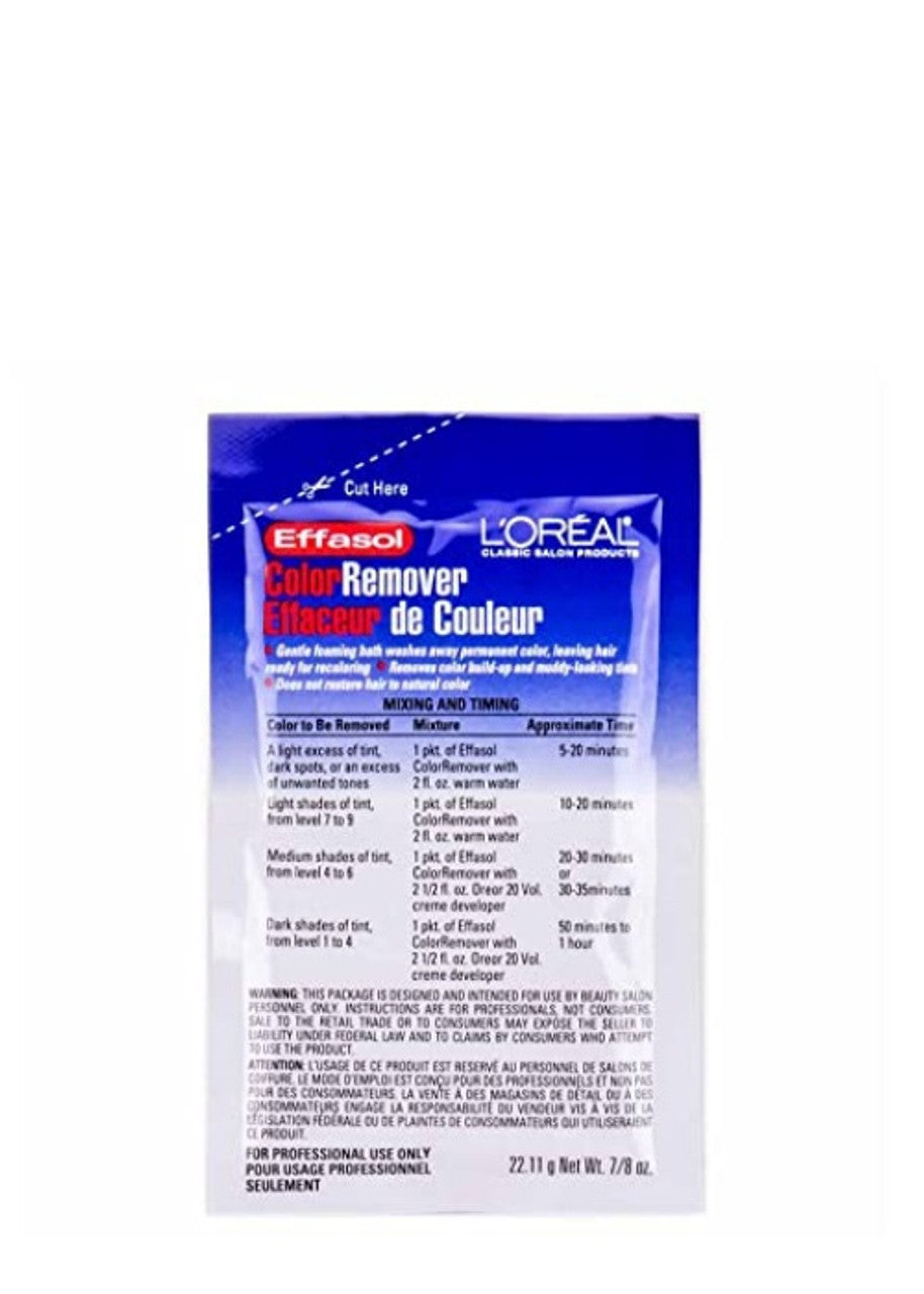 LOREAL EFFASOL HAIR COLOR REMOVER PACK