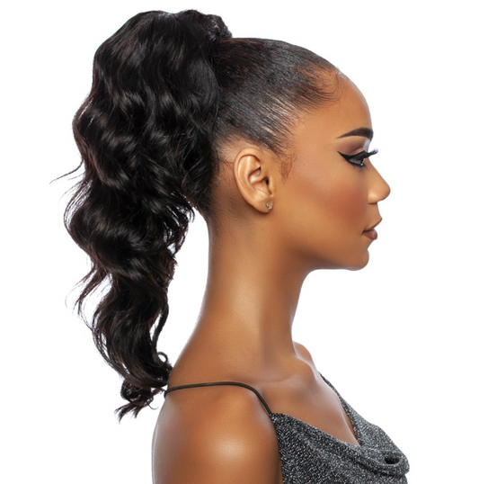 PRISTINE HUMAN HAIR DRAWSTRING PONYTAIL STRAIGHT