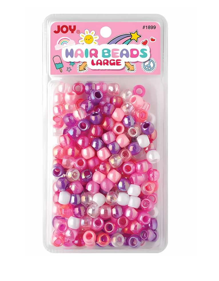 JOY BEADS PINK ASST IRIDESCENT PINK