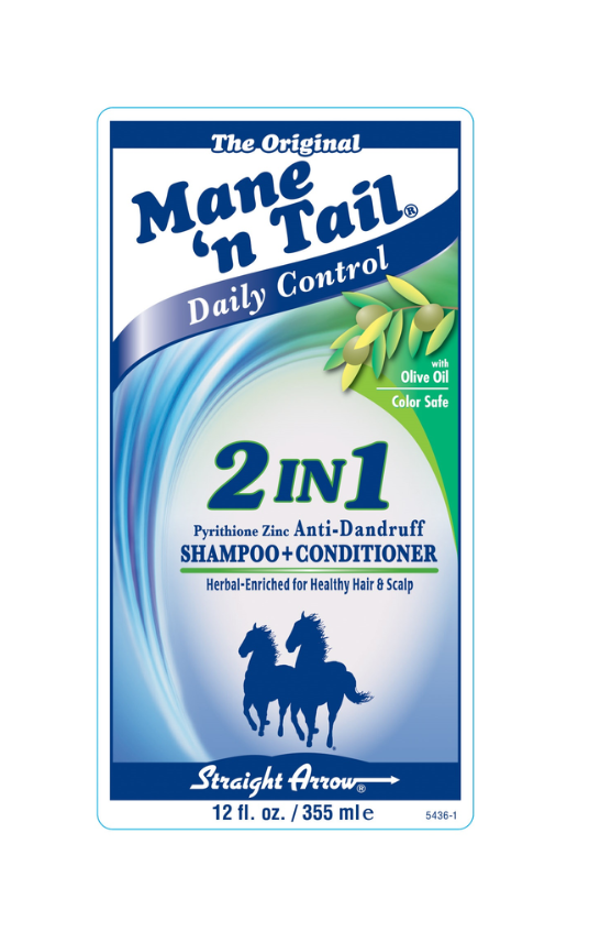 MANE N TAIL ANTI DANDRUFF 2 IN 1 SHMP & COND 12 OZ
