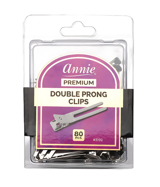 ANNIE DOUBLE PRONG CLIPS 80CT
