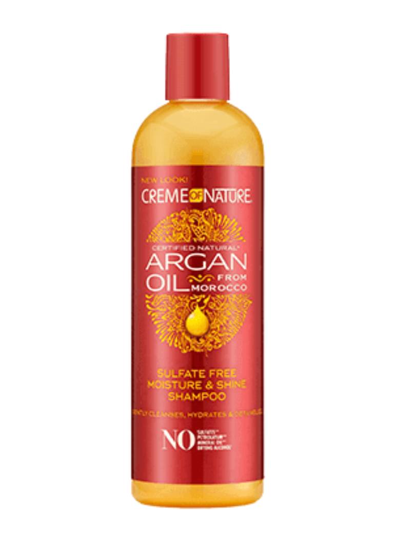 CREME OF NATURE MOISTURE AND SHINE SHAMPOO 12OZ