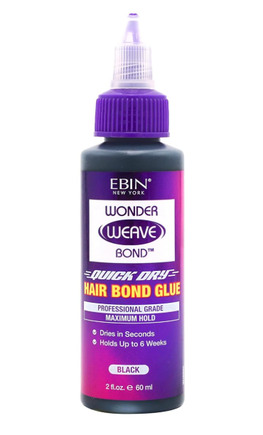 WONDER WEAVE BOND HAIR BOND GLUE BLACK 2OZ