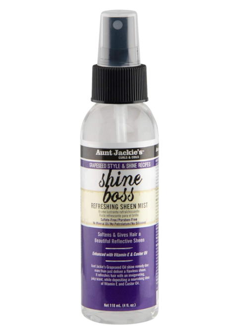 AUNT JACKIES GRAPESEED SHINE BOSS MIST 4OZ