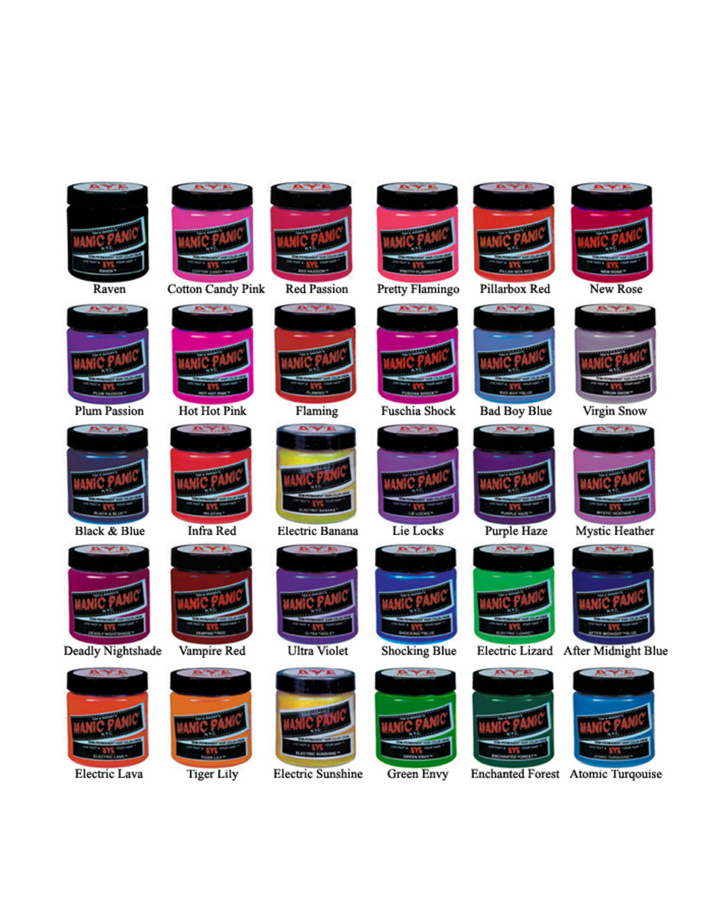 MANIC PANIC HAIR COLOR 4OZ