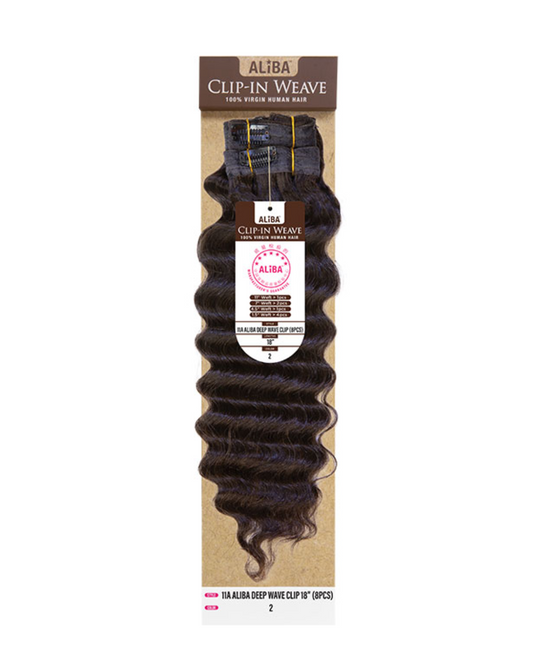 11A ALIBA DEEP WAVE CLIP-IN 8PCS