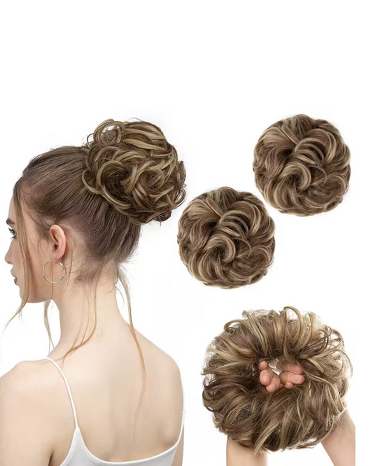 CHERRY TRESS MESSY BUN PONYTAIL