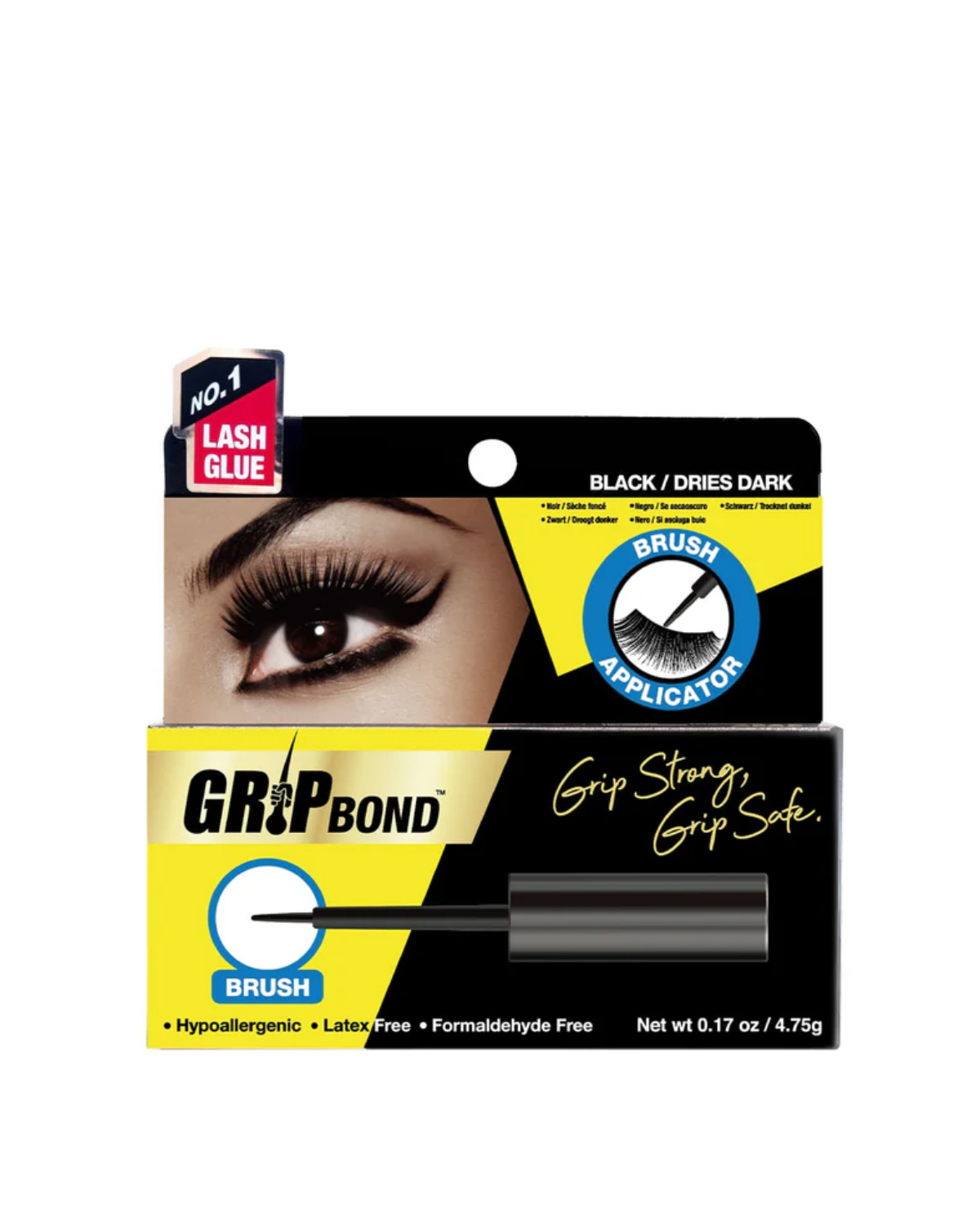 EBIN GRIP BOND EYELASH GLUE 5G BLACK BRUSH