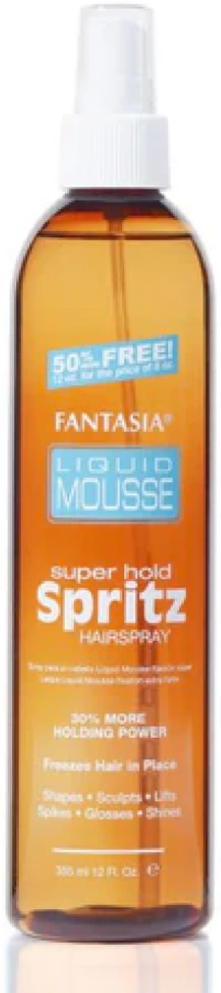 IC FANTASIA LIQUID MOUSSE MEGA HOLD SPRITZ HAIRSPRAY 12OZ
