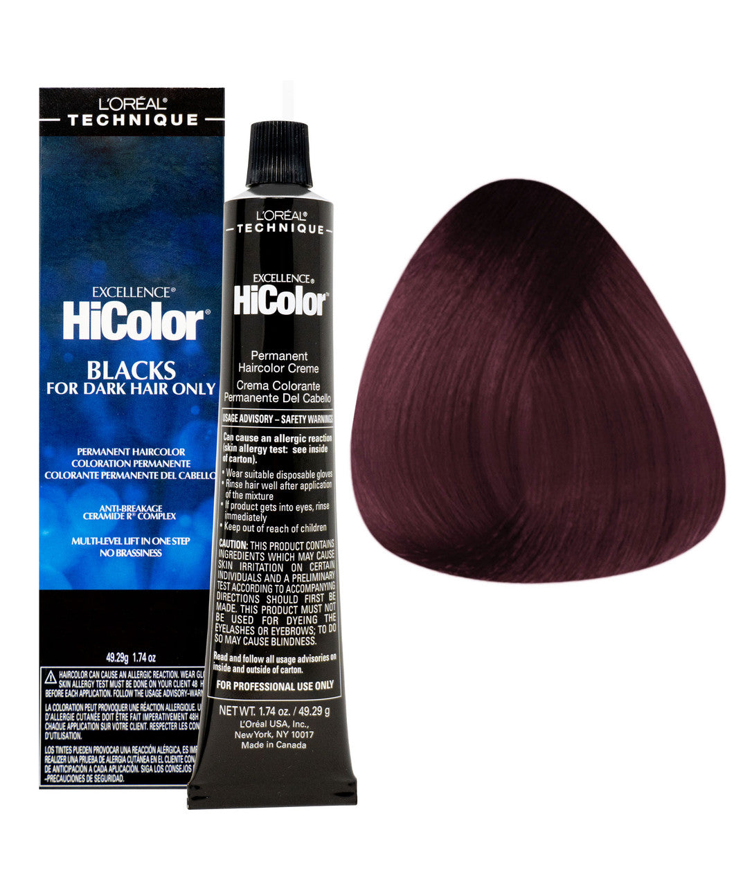 LOREAL HICOLOR PERMENANT CREME HAIR COLOR