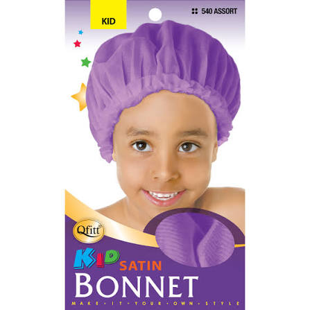 Qfitt Kid Satin Bonnet Assorted Color