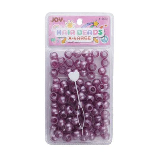 JOY ROUND BEADS LARGE PACK XL SIZE PURPLE PEARL