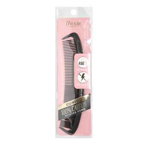 ANNIE CARBON CURVED STYLING COMB