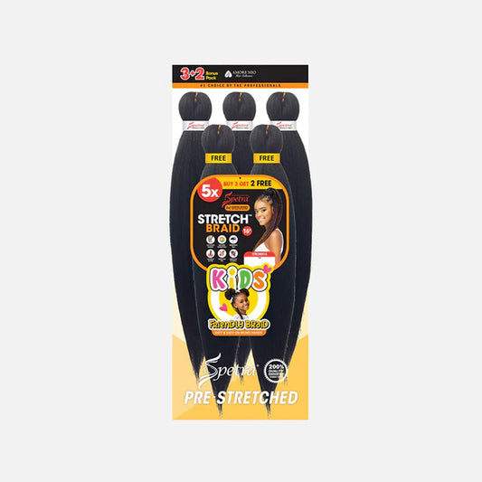 5X SPETRA KIDS BRAIDING HAIR 16"