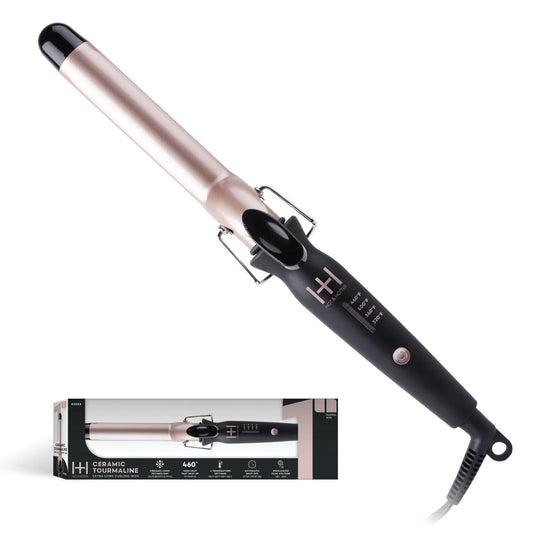 H&H EXTRA LONG CERAMIC CURLING IRON 1"