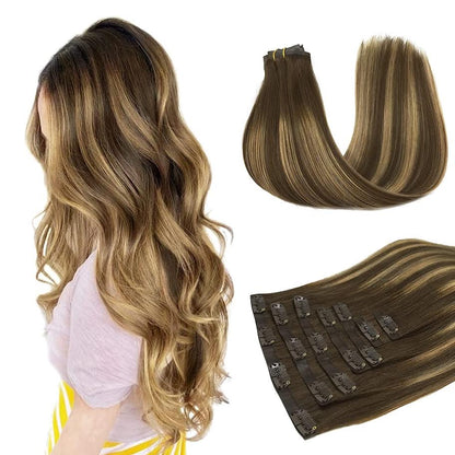 Seamless Clip-In Hair Extensions | 100% Remy Human Hair – CherryTress