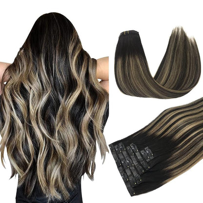 Seamless Clip-In Hair Extensions | 100% Remy Human Hair – CherryTress