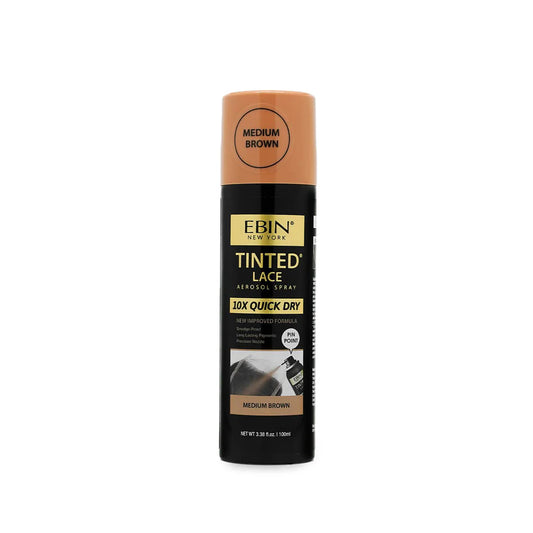 EBIN QUICK TINTEDLACE SPRAY MEDIUM BROWN
