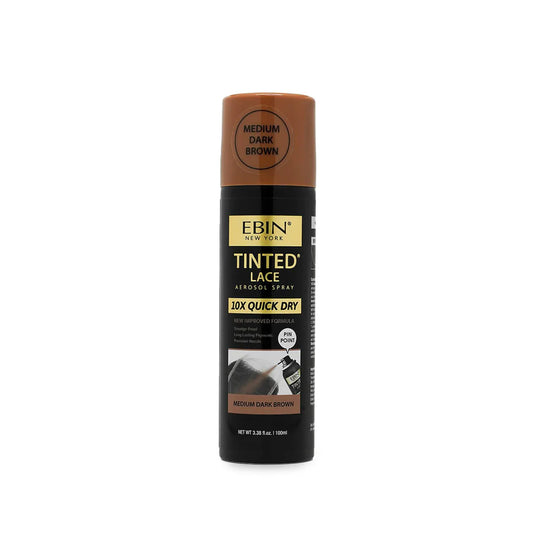 EBIN QUICK TINTEDLACE SPRAY MEDIUM DARK BROWN
