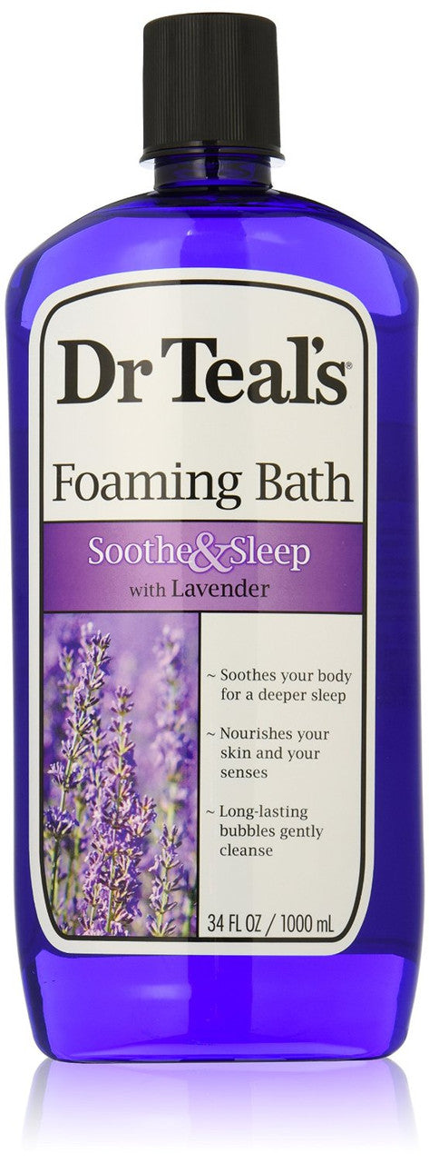 DR TEALS SOOTHE & SLEEP WITH LAVENDER FOAMING BATH 34 OZ