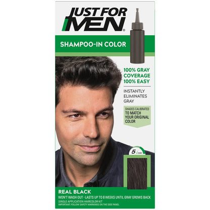 Just For Men Shampoo-In Color Gray Hair Coverage Color