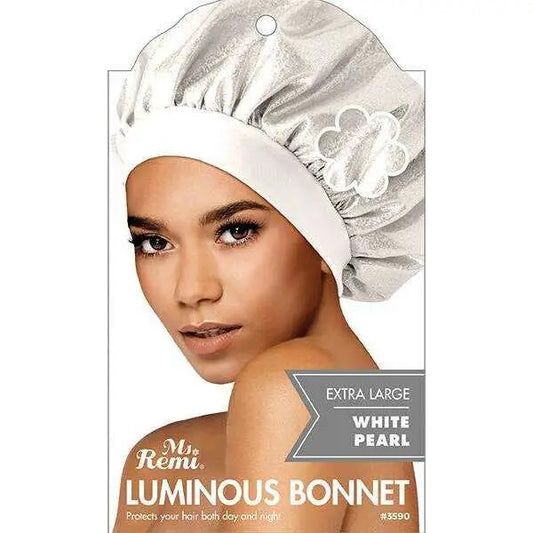 MS. REMI LUMINOUS BONNET WHITE PEARL