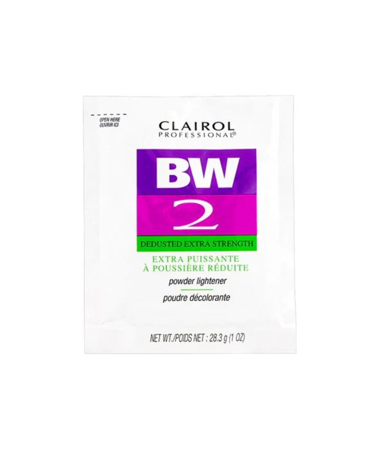 CLAIROL BW2+ POWDER LIGHTENER PACKETTE 1 OZ