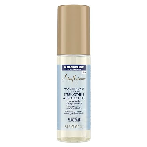 SHEA MOISTURE HAIR MANUKA HONEY STRENGTH + PROTECT OIL 3.3 OZ