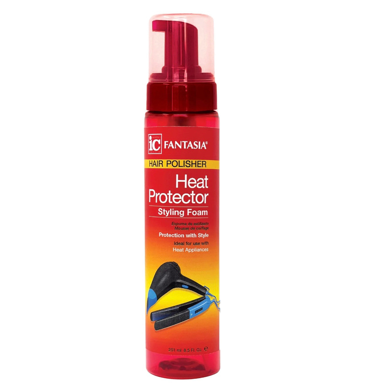 IC HEAT PROTECTOR STYLING FOAM MOUSSE 8.5OZ