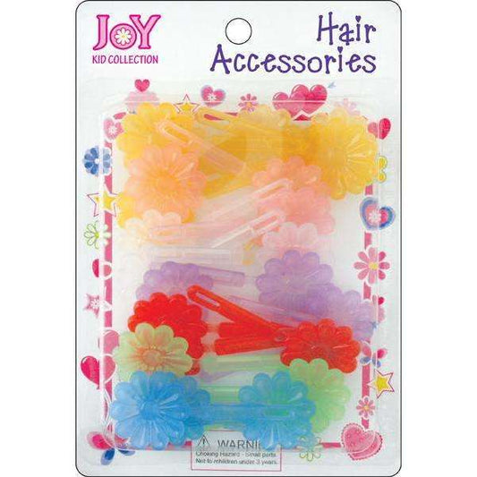 JOY HAIR BARRETTES DAISY TRANS RAINBOW