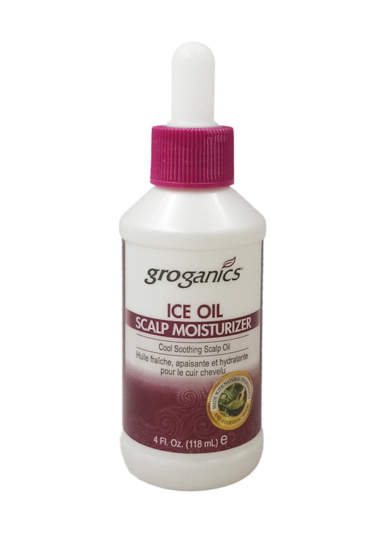 GROGANICS ICE OIL SCALP MOISTURIZER 4oz
